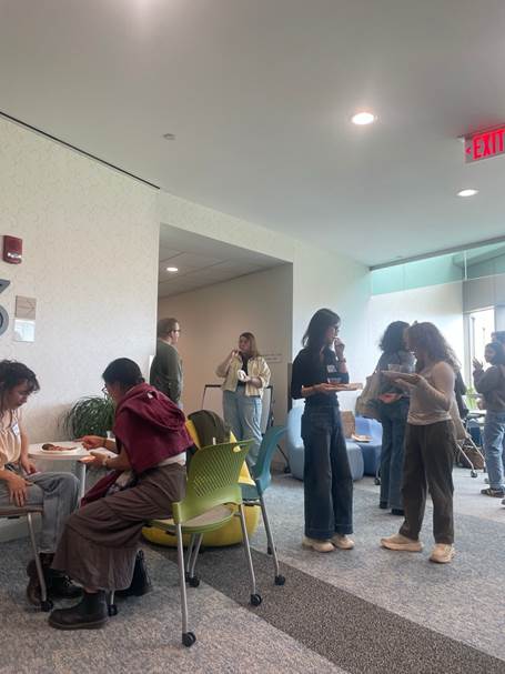 Snacks and Scrabble at the Kickoff Event 